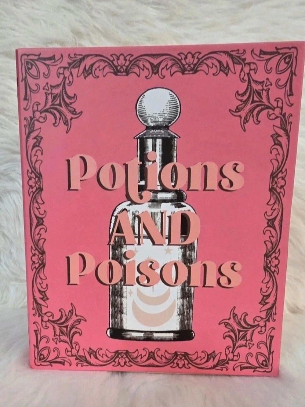 Potions and Poisons Decorative Halloween Decor - Pink